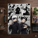 Gojo Geto Jujutsu Kaisen Manga Rectangular Area Rug