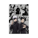 Gojo Geto Manga Rectangle Jigsaw Puzzle