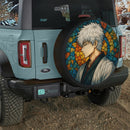 Gintoki Sakata Gintama Anime Stained Glass Jeep Car Spare Tire Cover