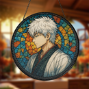 Satoru Gojo From Jujutsu Kaisen Anime Stained Glass Suncatcher