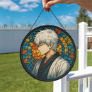 Satoru Gojo From Jujutsu Kaisen Anime Stained Glass Suncatcher