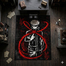 Gojo Cursed Technique Reversal: Red Rectangular Area Rug