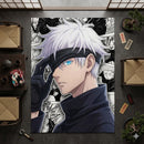 Satoru Gojo in Jujutsu Kaisen Anime Rectangular Area Rug