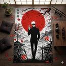 Gojo Jujutsu Kaisen Japan Style Rectangular Area Rug