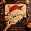 Satoru Gojo in Jujutsu Kaisen Anime Japan Rectangle Jigsaw Puzzle