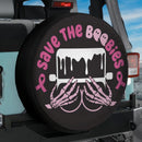 Save The Boobies Car Spare Tire Cover