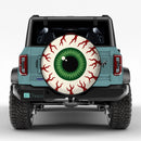 Scary Eyeball Custom Jeep Wheel Cover With Camera Hole
