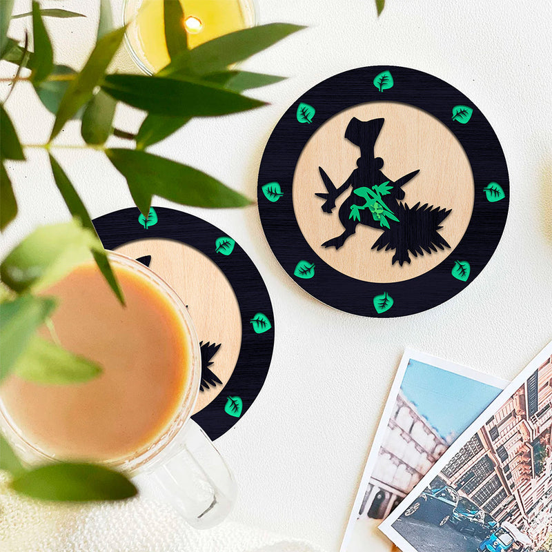 Sceptile Pokemon Ceramic Decor Coaster - Gift Idea