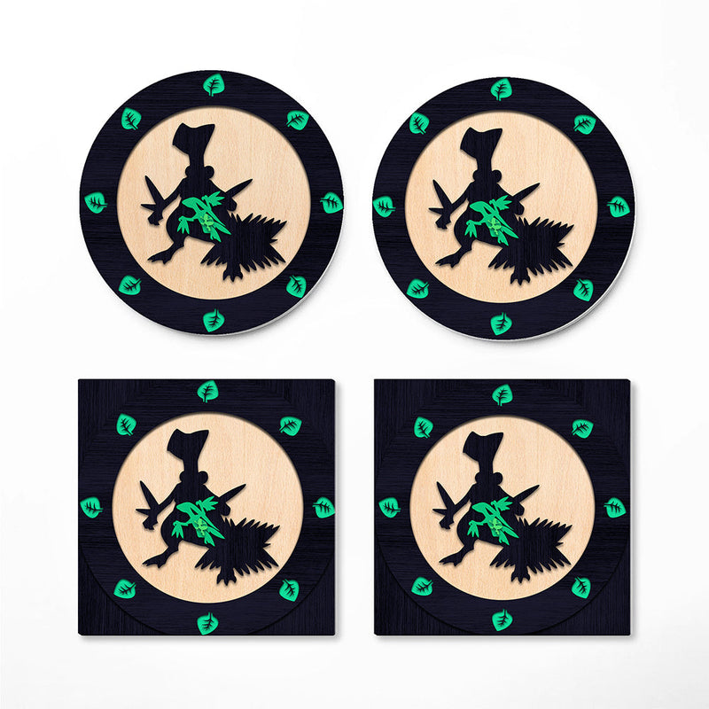 Sceptile Pokemon Ceramic Decor Coaster - Gift Idea