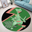 Sceptile Pokemon Round Rug