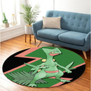Sceptile Pokemon Round Rug