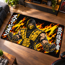 Scorpion Mortal Kombat Rectangular Area Rug