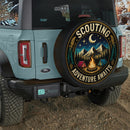 Scouting Adventure Awaits Car Spare Tire Cover