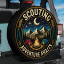 Scouting Adventure Awaits Car Spare Tire Cover