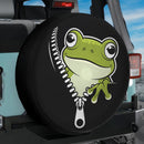 Cute Frog Unzipped Jeep Car Spare Tire Cover