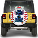 Seattle Mariners Car Spare Tire Cover With Camera Hole