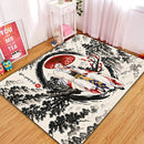 Sesshomaru Inuyasha Japan Ink Style Rectangular Area Rug