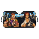 Shanks And Buggy Anime One Piece Custom Car Windshield Sunshades