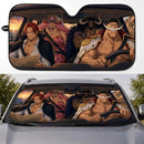 Shanks Big Mom Kaido Whitebeard One Piece Car Auto Sunshades
