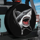 Shark Unzipped Jeep Car Spare Tire Cover