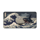 Sharpedo Pokemon The Great Wave Dark Desk Mat