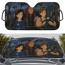 Sheeta x Dola x Pazu Castle in the Sky Car Auto Sunshades