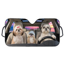 Shih Tzu Dogs Custom Car Windshield Sunshades