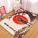 Shikamaru Naruto Cherry Blossom Rectangular Area Rug