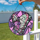 Shinobu Butterfree Pokemon Stained Glass Suncatcher