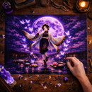 Shinobu Demon Slayer Moonlight Jigsaw Puzzle