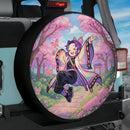 Shinobu Japan Cherry Blossom Spare Tire Cover