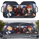 Shirou Emiya Saber Rin Tohsaka Archer Sakura Matou Fate Stay Night Car Auto Sunshades