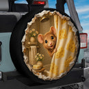 Shower Bathroom Mouse Hole Car Spare Tire Cover