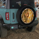 Shower Bathroom Mouse Hole Car Spare Tire Cover With Camera Hole