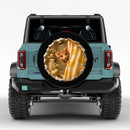 Shower Bathroom Mouse Hole Car Spare Tire Cover With Camera Hole