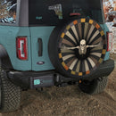 Skull 3D Circle Custom Jeep Wheel Cover With Camera Hole
