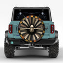 Skull 3D Circle Custom Jeep Wheel Cover With Camera Hole