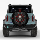 Skull Compass Symbol Car Spare Tire Cover