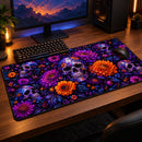 Skull Floral Desk Mat