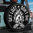 Skull Get Lost Don't Die Car Spare Tire Cover