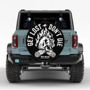 Skull Get Lost Don't Die Car Spare Tire Cover