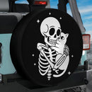 Skull Hug Kitty Cat Jeep Car Spare Tire Cover