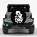 Skull Hug Kitty Cat Jeep Car Spare Tire Cover