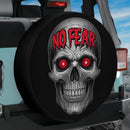 Skull No Fear Jeep Car Spare Tire Cover