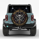 Skull Rub Some Dirth On It Car Spare Tire Cover