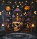 Skull Of the Starroot Shaman Quilt Blanket