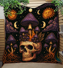 Skull Of the Starroot Shaman Quilt Blanket