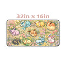 Sleeping Eevee Pokemon Meadow Desk Mat