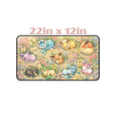Sleeping Eevee Pokemon Meadow Desk Mat