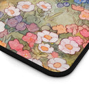 Sleeping Fire Type Pokemon Floral Desk Mat